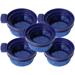 5x Filtre compatible avec Samsung Bespoke Jet VS20A95973B/SA, VS20A95993B/SA, VS20A95993N/SA aspirateur - filtre de sortie d'air, bleu - Vhbw
