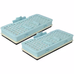 vhbw - the clever way Set de 2x filtre HEPA pour votre aspirateur, robot aspirateur ou nettoyeur vapeur - Gardez la puissance ...