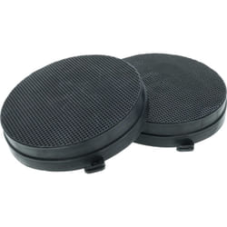 vhbw 2x Filtres à charbon actif compatible avec Falmec FLIPPER 1410, 1420, 1210, 1220, 1480 NOIR, 1440, 1480 hotte aspirante - 16,8 cm