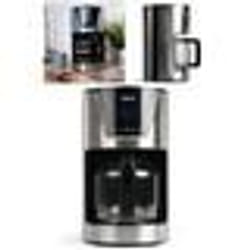 Cafetière programmable - INOX - 15L - 12 tasses - Minuteur LCD - Système anti-gouttes