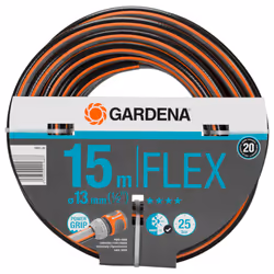 Gardena 18031-20, 15 m, Au-dessus du sol, Gris, Orange, 25 bar, 1,3 cm