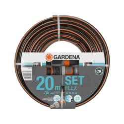Gardena 18044-26 tuyau d'arrosage 20 m Noir, Orange