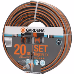 Tuyau GARDENA Comfort HighFLEX avec accessoires d'arrosage - diamètre 15mm - 20m 18074-26
