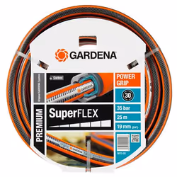 Gardena Premium SuperFLEX, 25 m, Au-dessus du sol, Multicolore, 35 bar, 1,9 cm, 3/4