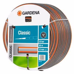 Gardena 18010-20, 50 m, Gris, Orange, Tuyau seulement, 22 bar