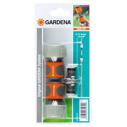 Gardena 18284-26 raccord des tuyaux d'eau Raccords de tuyaux Noir, Gris, Orange 2 pièce(s)