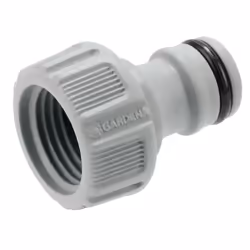 Gardena Nez de robinet 21 mm (G 1/2"), Gris