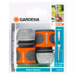 Gardena Set de raccordement 13 mm (1/2"), Gris, Orange
