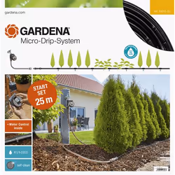 Gardena 13012-20, 25 m, Noir, Gris, Allemagne