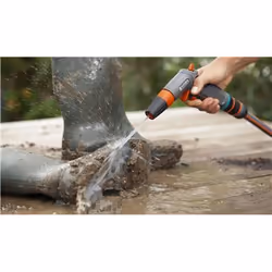 Gardena 18305-20 pistolet eau / buses Embout pistolet d'arrosage de jardin Noir, Gris, Orange