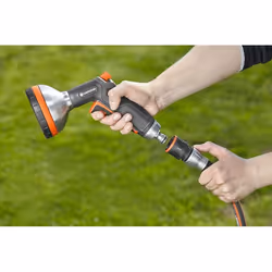 Gardena 18253-50 raccord des tuyaux d'eau Connecteur de tuyau Métal Noir, Orange, Argent 1 pièce(s)