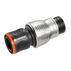 Gardena 18254-50 raccord des tuyaux d'eau Connecteur de tuyau Métal Noir, Orange, Argent 1 pièce(s)