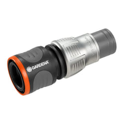 Gardena 18255-20 raccord des tuyaux d'eau Connecteur de tuyau Métal, Plastique Noir, Gris, Métallique 1 pièce(s)