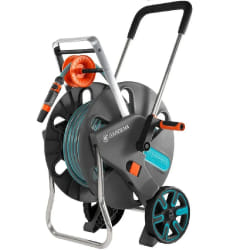 Gardena AquaRoll L Easy Chariot sur roues Manuel Bleu, Gris, Orange