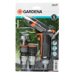 Gardena 18298-20 raccord des tuyaux d'eau Connecteur de pistolet/pulvérisateur Plastique Gris, Orange 5 pièce(s)