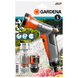 Gardena 18299-32 raccord des tuyaux d'eau Connecteur de pistolet/pulvérisateur Noir, Gris, Orange 5 pièce(s)