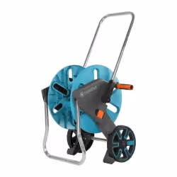 Gardena AquaRoll M, Chariot sur roues, Manuel, Fonctionnel, Noir, Bleu, Orange, Plastique, Autonome