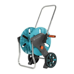 Gardena AquaRoll M Chariot sur roues Manuel Noir, Bleu, Orange