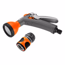 Gardena 18345-32, Connecteur de pistolet/pulvérisateur, Gris, Orange