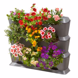 Gardena NatureUp!, Jardinière, Mural, Plastique, Gris, Rectangle, Extérieure