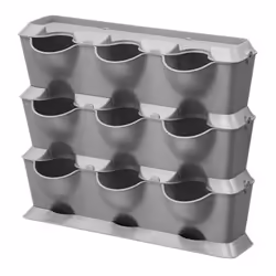 Gardena NatureUp! Extérieure Jardinière Mural Plastique Gris