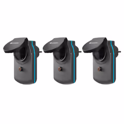 Gardena Lot de 3 prises électriques connectées smart Power, Vert, Gris, 3 pièce(s)
