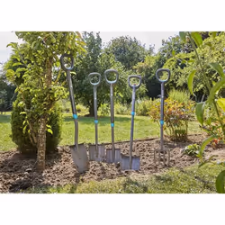Gardena 17010-20 pelle et pioche Pelle à drain Acier Noir