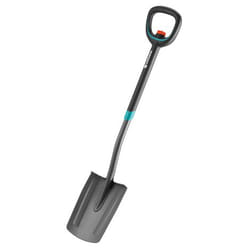 Gardena 17020-20 pelle et pioche Pelle à drain Acier inoxydable Noir