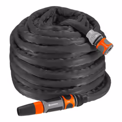 Gardena 18438-20, 30 m, Au-dessus du sol, Noir, 35 bar, 1,3 cm