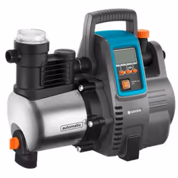 Gardena 1760-61, 1300 W, Secteur, 5,5 bar, 6000 l/h, IPX4, Couleur aqua, Noir, Métallique