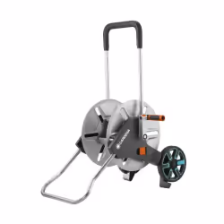 Gardena 18541-20, Bobine multi-positions, Manuel, Fonctionnel, Noir, Acier inoxydable, Métal, Plastique, 60 m