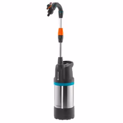 Gardena 1766-61, 550 W, Secteur, 2,3 bar, 4700 l/h, IPX8, Noir, Acier inoxydable