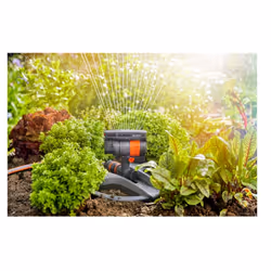 Gardena AquaZoom Système d'aspersion d'eau oscillant Noir