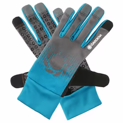 Gardena 11501-20, Gants de jardin, Noir, Bleu, Gris, M, SML, Coton, Elastane, Nylon, Polyester, Polyuréthane, 65% polyester, ...