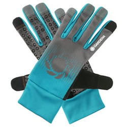 Gardena 11501-20 Gant de protection Gants de jardin Noir, Bleu, Gris Coton, Elastane, Nylon, Polyester, Polyuréthane