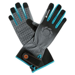 Gardena 11531-20 Gant de protection Gants de jardin Noir, Bleu, Gris Coton, Elastane, Nylon, Polyester, Polyuréthane