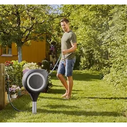 Gardena RollUp Enrouleur posé au sol Automatique Noir, Gris - Vue supplémentaire 4