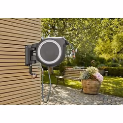 Gardena RollUp L Enrouleur mural Automatique Noir, Bleu, Gris - Vue supplémentaire 4