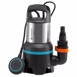 Gardena 16000, 450 W, 0,7 bar, 16000 l/h, IPX8, Noir, Acier inoxydable
