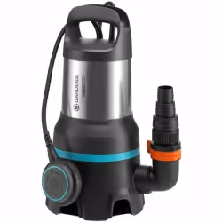 Gardena Dirty Water Pump 25000, 1100 W, Secteur, 1,1 bar, 25000 l/h, IPX8, Noir