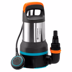 Gardena 9048-61, 550 W, Secteur, 0,7 bar, 15000 l/h, IPX8, Noir, Acier inoxydable