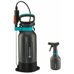 Gardena - 11134-30 Pulvérisateur à pression 5 l Comfort + pulvérisateur à pompe 0,75 l - Action