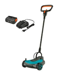 Gardena HandyMower tondeuse à gazon Tondeuse à gazon poussée Batterie Noir, Bleu, Orange