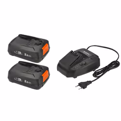 Gardena P4A 2 x PBA 18V/45 + AL 1830 CV, Ensemble de batterie et de chargeur, Lithium-Ion (Li-Ion), 2,5 Ah, 18 V, Gardena, No ...