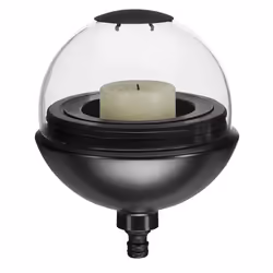 Gardena 11430-20 bougeoir Noir, Transparent