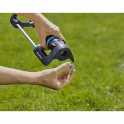 Gardena 18920-20 arroseur Système d'aspersion d'eau oscillant Noir, Argent