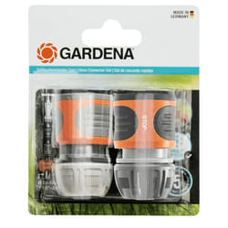 Gardena 18279-20 raccord des tuyaux d'eau Connecteur de tuyau Gris, Orange 2 pièce(s)