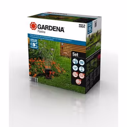 Gardena 8272-20, Système d'aspersion d'eau circulaire, 216 m², Noir