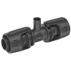 Gardena 13206-20, Connecteur de raccords, Système d'irrigation goutte-à-goutte, Plastique, Noir, 13 mm, 1 pièce(s)