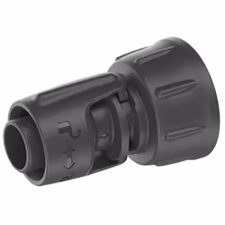Gardena 13222-20, Connecteur de robinet, 1/2", Plastique, Noir